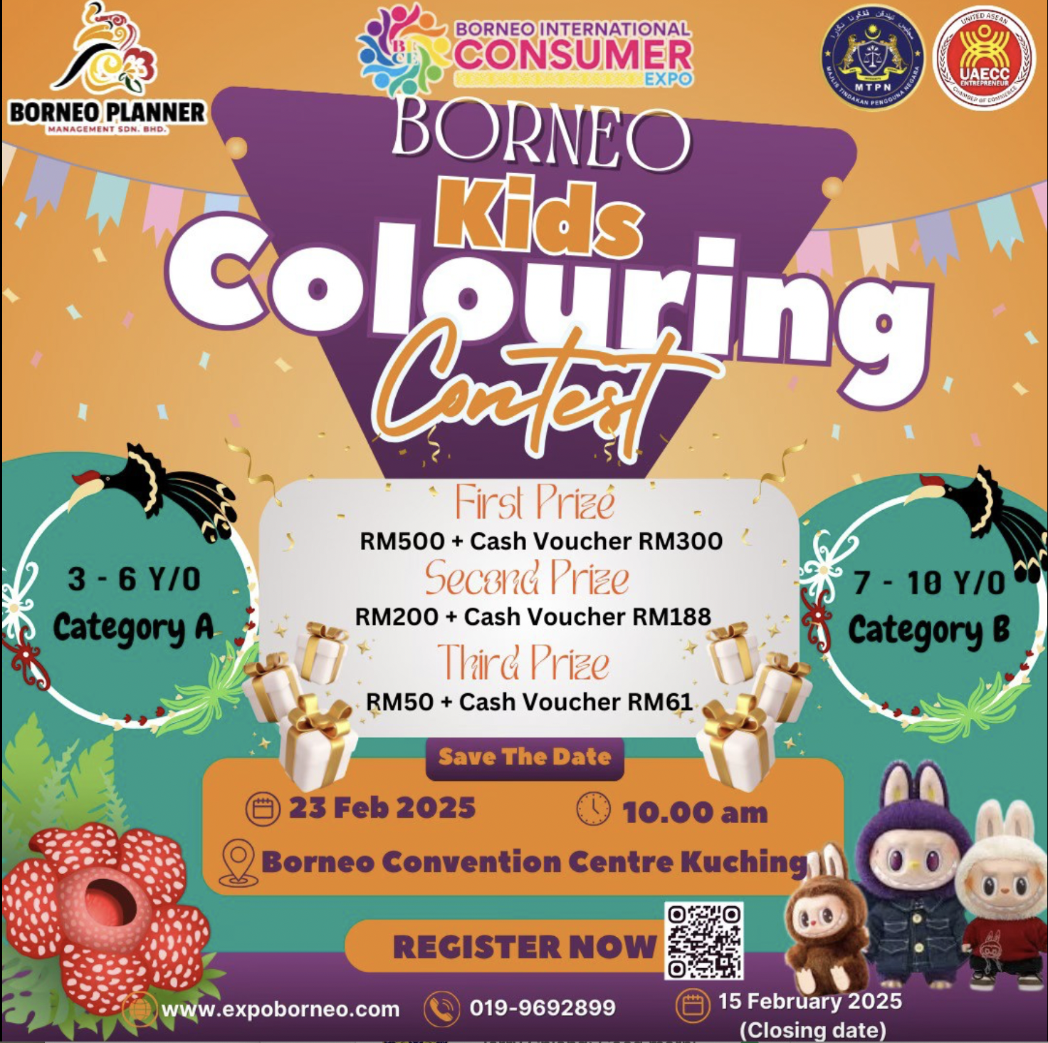 Borneo Kids Colouring Contest
